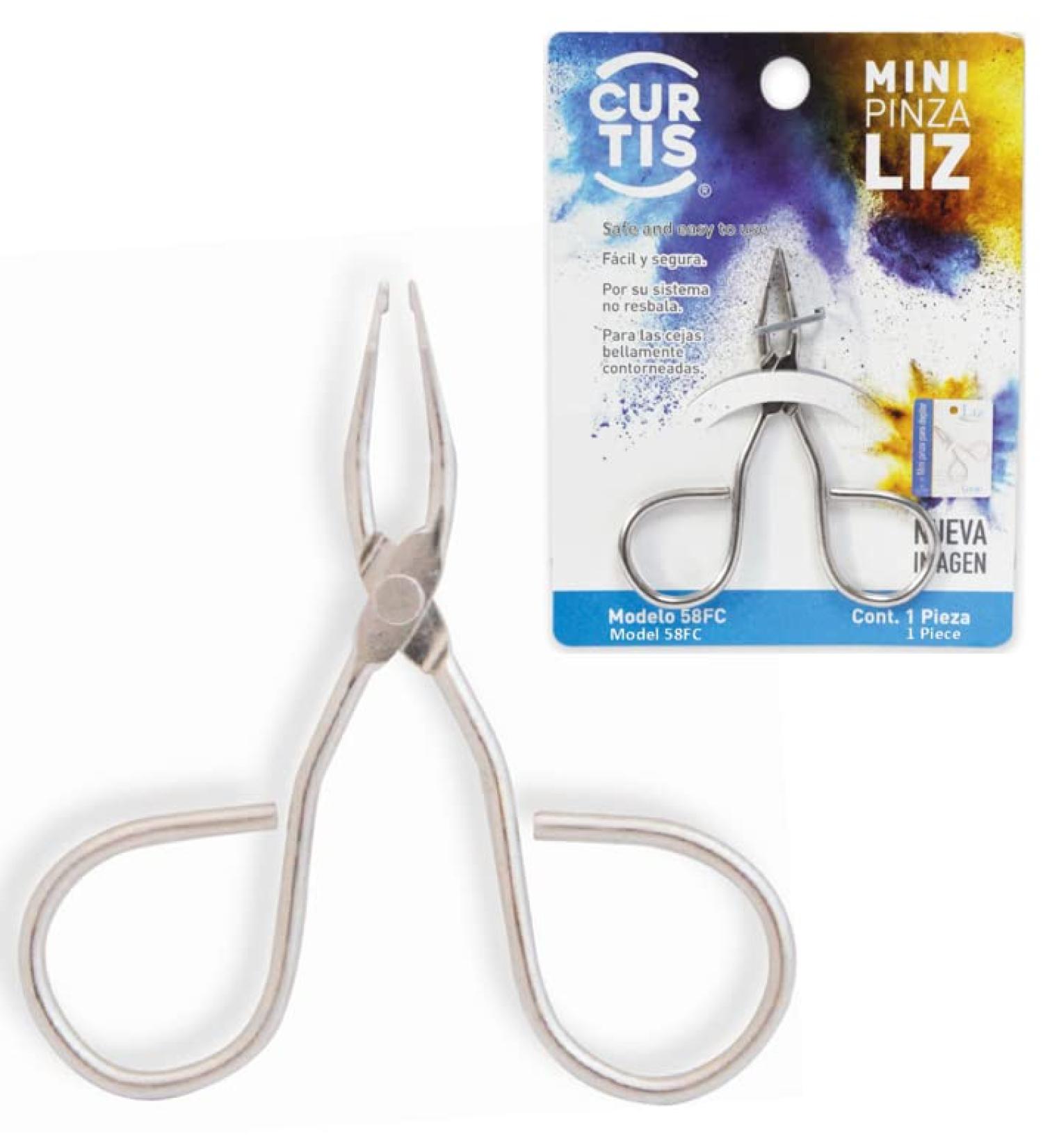 Professional Mini Tweezers for Precision Eyebrow Grooming | Travel-Friendly Beauty Tool for Facial Hair, Ingrown Hair, Blackheads | Model 58FC - Buy Online on GoSupps.com