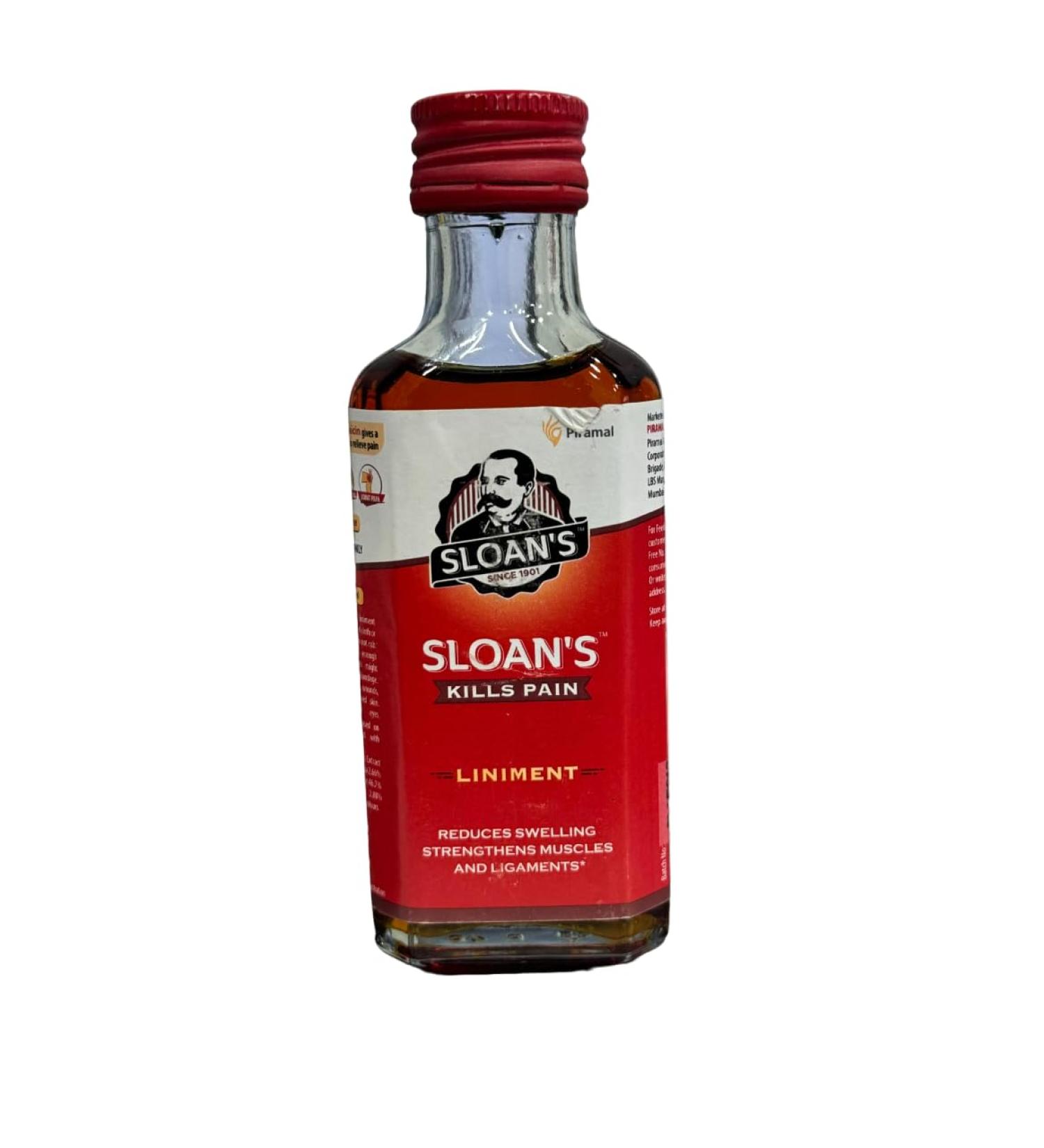 Sloan's Liniment (70ml) 100% Ayurvedic Safe & Effective Formula - Buy Online on GoSupps.com
