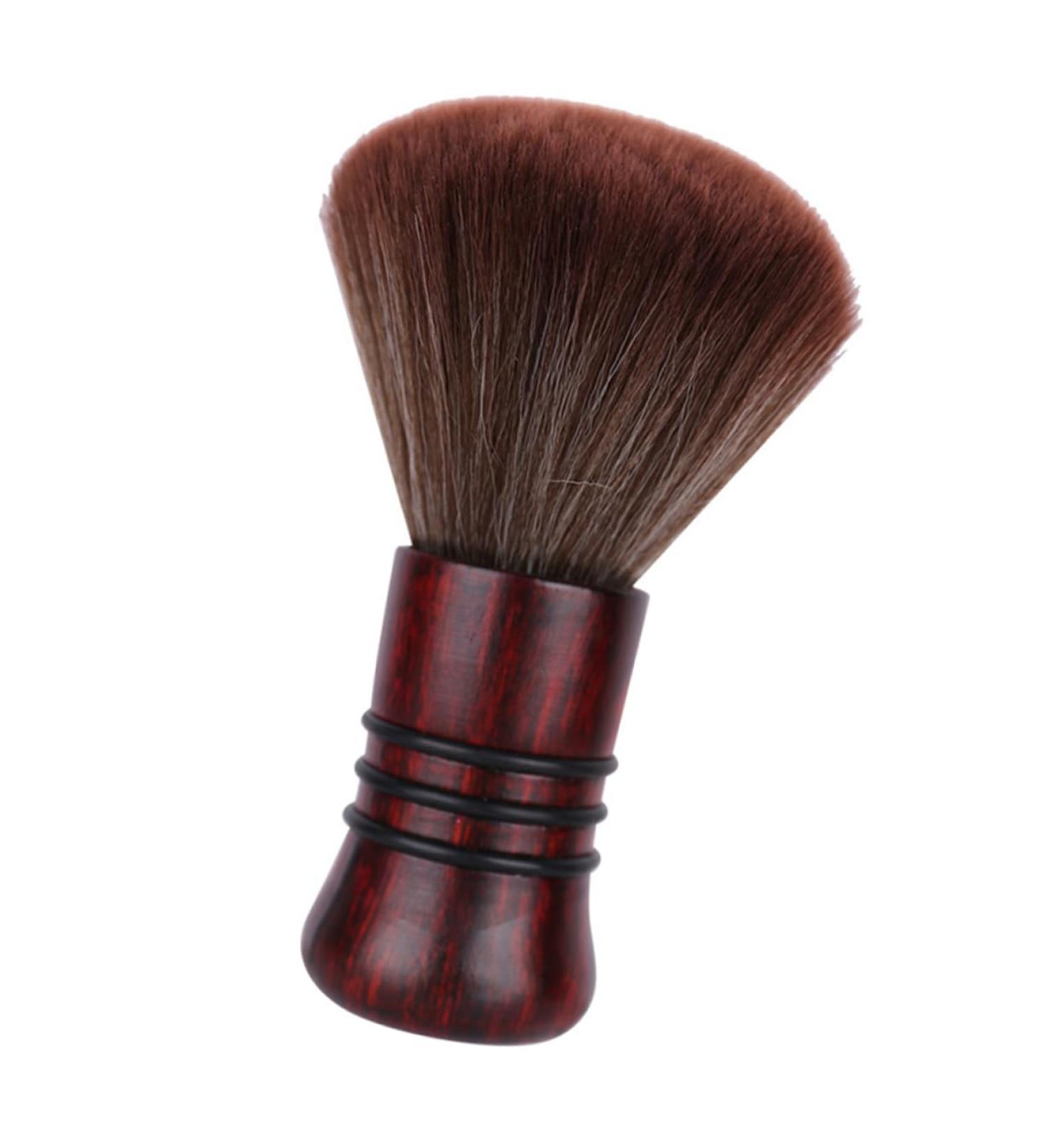 Beavorty 1PC fiber wool Powder Mineral Brush tool Hairdressing Hair Brush neck dust brush wooden handle hair brush soft bristle cleaning Hair Brush travel makeup brush hair - Buy Online on GoSupps.com