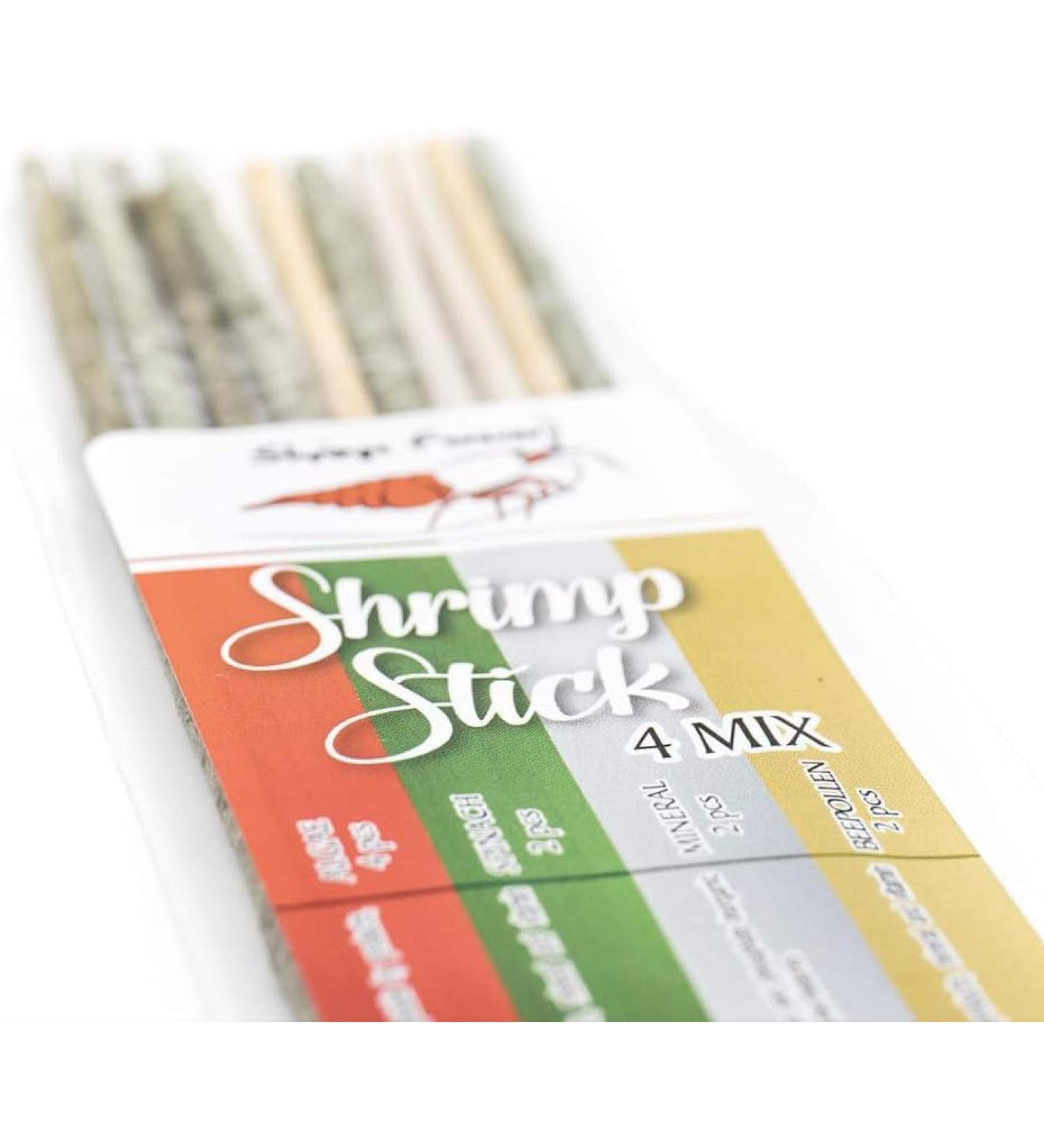 Shrimp Lollies - Shrimps Forever 100% pure natural ingredients Healthy snack for your shrimp. (Shrimp Stick 4 MIX) - Buy Online on GoSupps.com