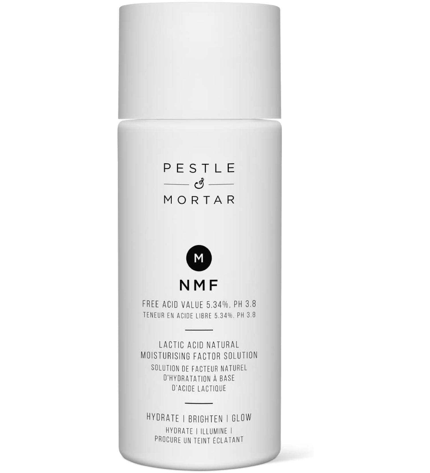 Pestle & Mortar NMF 5.34% Lactic Acid Facial Toner Pore Minimising & Hydrating Face Exfoliant Alcohol Free & Cruelty-Free 80ml - Buy Online on GoSupps.com
