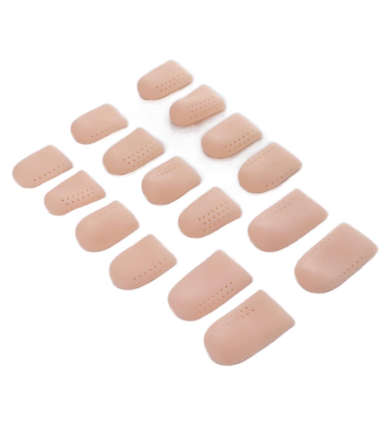 16-Piece Gel Toe Protection for Ingrown Toenails | Comfortable Solutions for Women & Men | Hammer Toe & Missing Toenail Relief - Buy Online on GoSupps.com