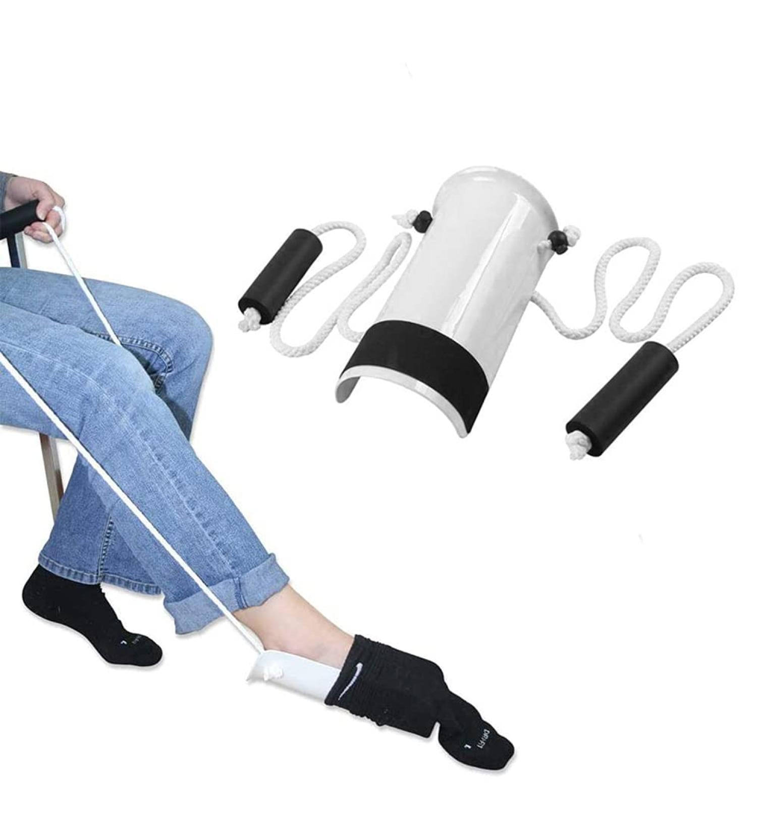 Eco-Friendly Sock Aid for Easy Sock Wearing | Ideal for Pregnant & Seniors - International Shipping - Buy Online on GoSupps.com