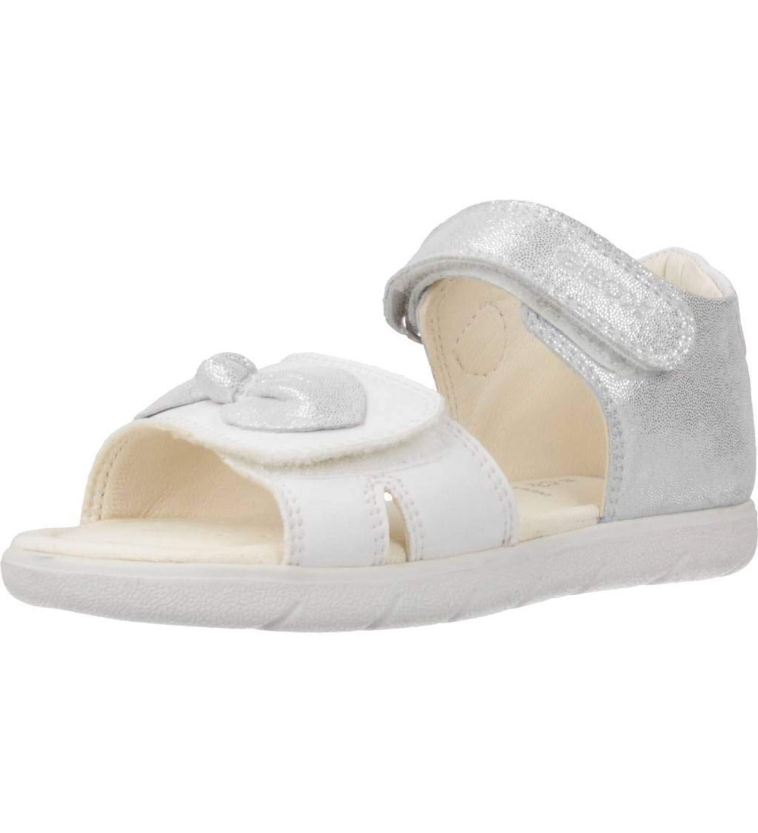 Geox Baby Girl's White Sandal Alul B - Size 7 UK | Breathable Comfort for Little Feet - Buy Online on GoSupps.com