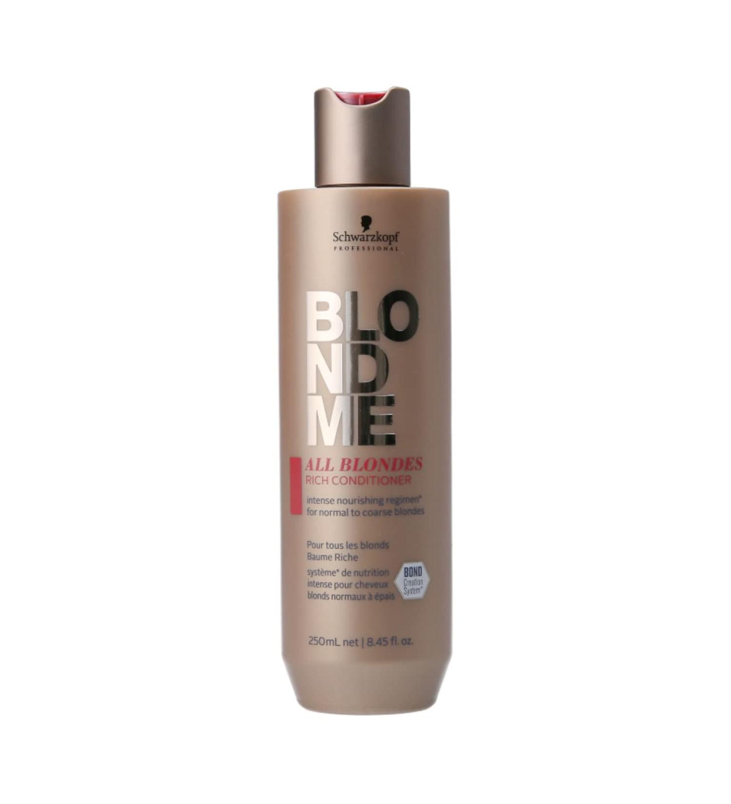 BlondMe Rich Conditioner - Nourishing Treatment for Blonde Hair 250ml - Buy Online on GoSupps.com