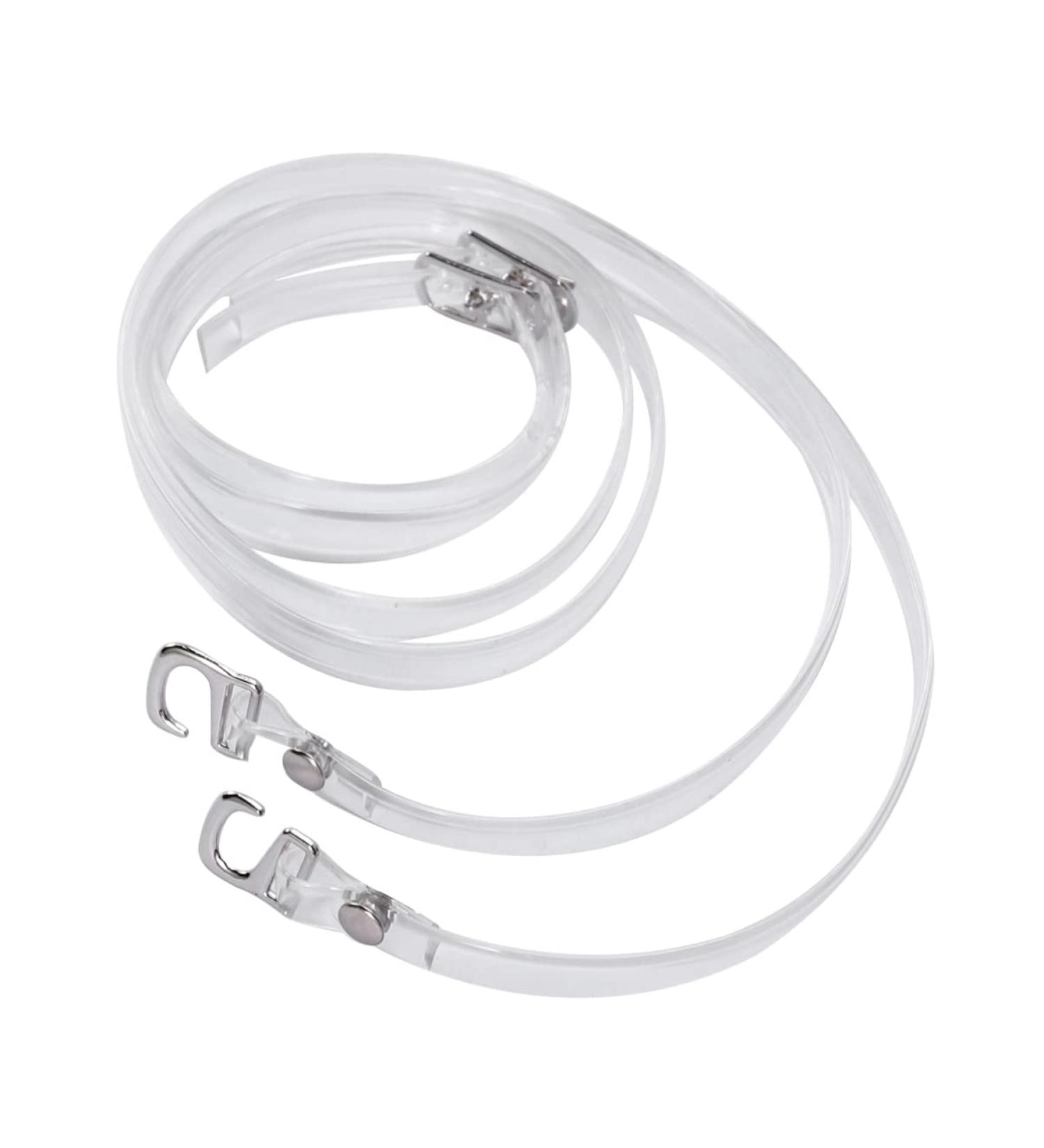 Ciieeo Transparent Heel Shoe Straps | Invisible Removable High Heel Laces | Blue Adjustable Comfort for Loose High Heels - Buy Online on GoSupps.com