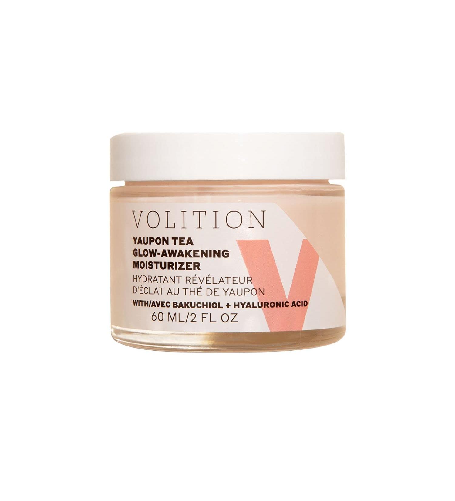 Volition Beauty Yaupon Tea Glow-Awakening Facial Moisturizer - Energizing Yaupon Face Cream with Natural Retinol Alternative Bakuchiol - Reduces Fine Lines & Wrinkles - 60ml/2oz - Buy Online on GoSupps.com