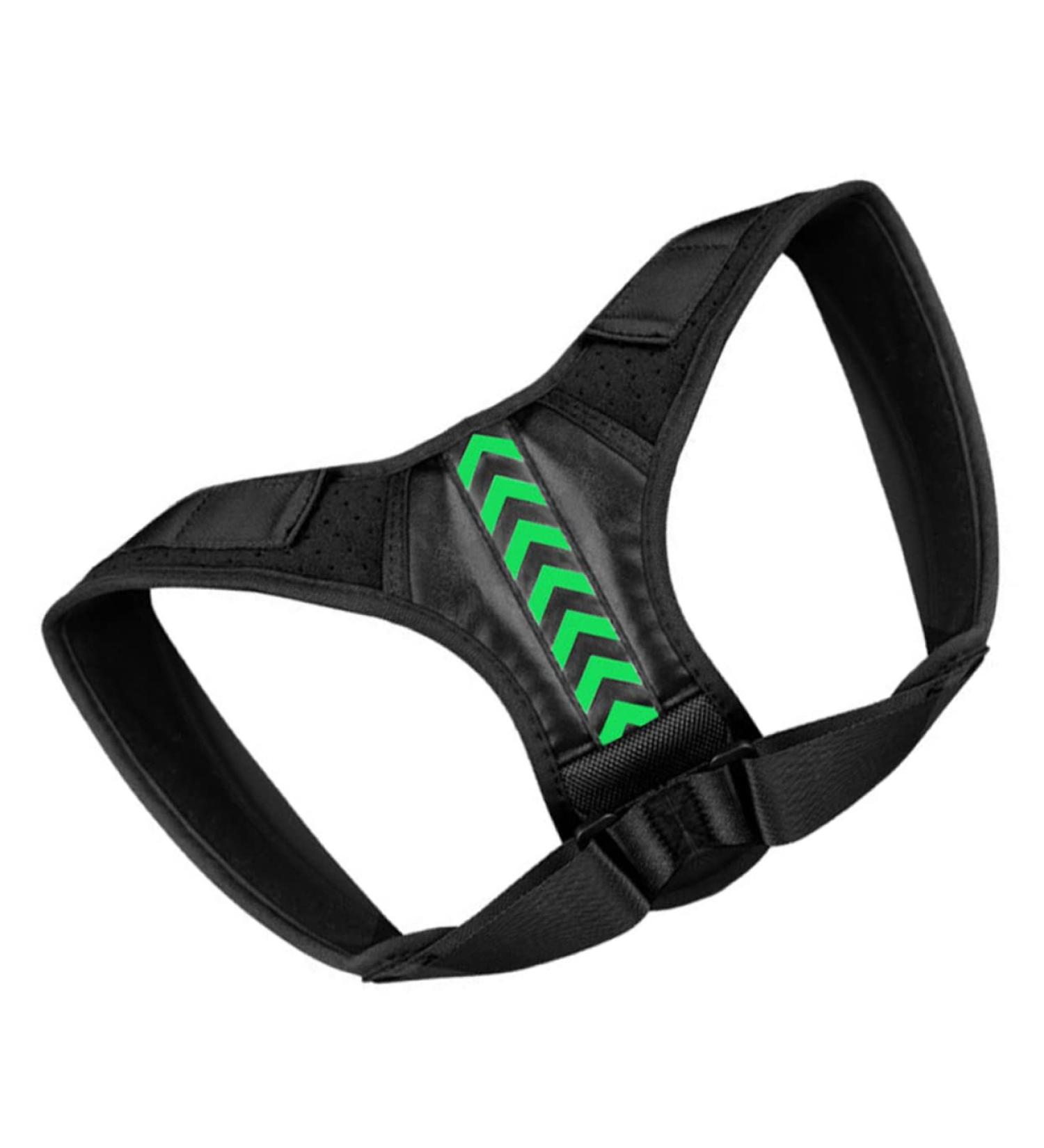 FRCOLOR Posture Belt | Adjustable Posture Trainer for Adults | Ergonomic Hunchback Strap for Men & Women | Black 45X18X1cm - Buy Online on GoSupps.com