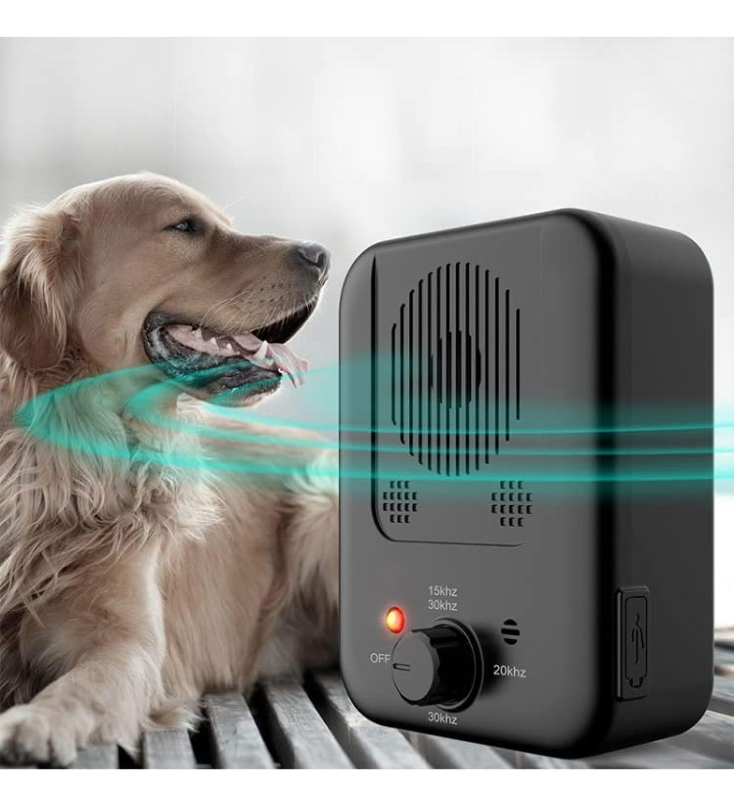 Anti Barking Device 3 Frequencies Sensitivities Auto Anti Barking Dog Deterrent Devices 33FT Ultrasonic Stop Dogs Pet Gentle Device Training Behaviour Aids Ultrasonic Dog Barking Control Device - Buy Online on GoSupps.com