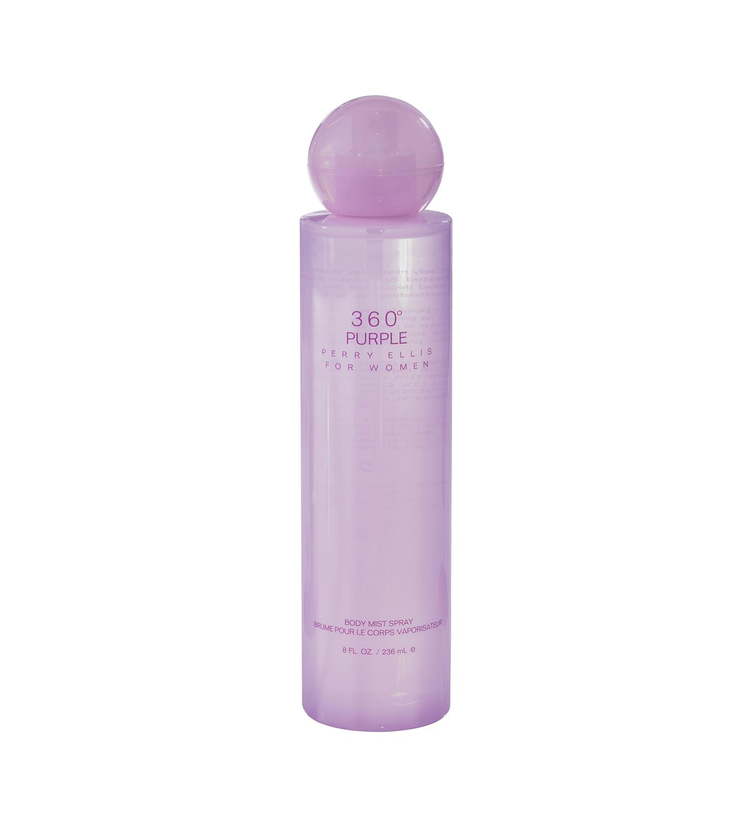 Perry Ellis 360 Purple Body Mist 8 Ounce - Buy Online on GoSupps.com