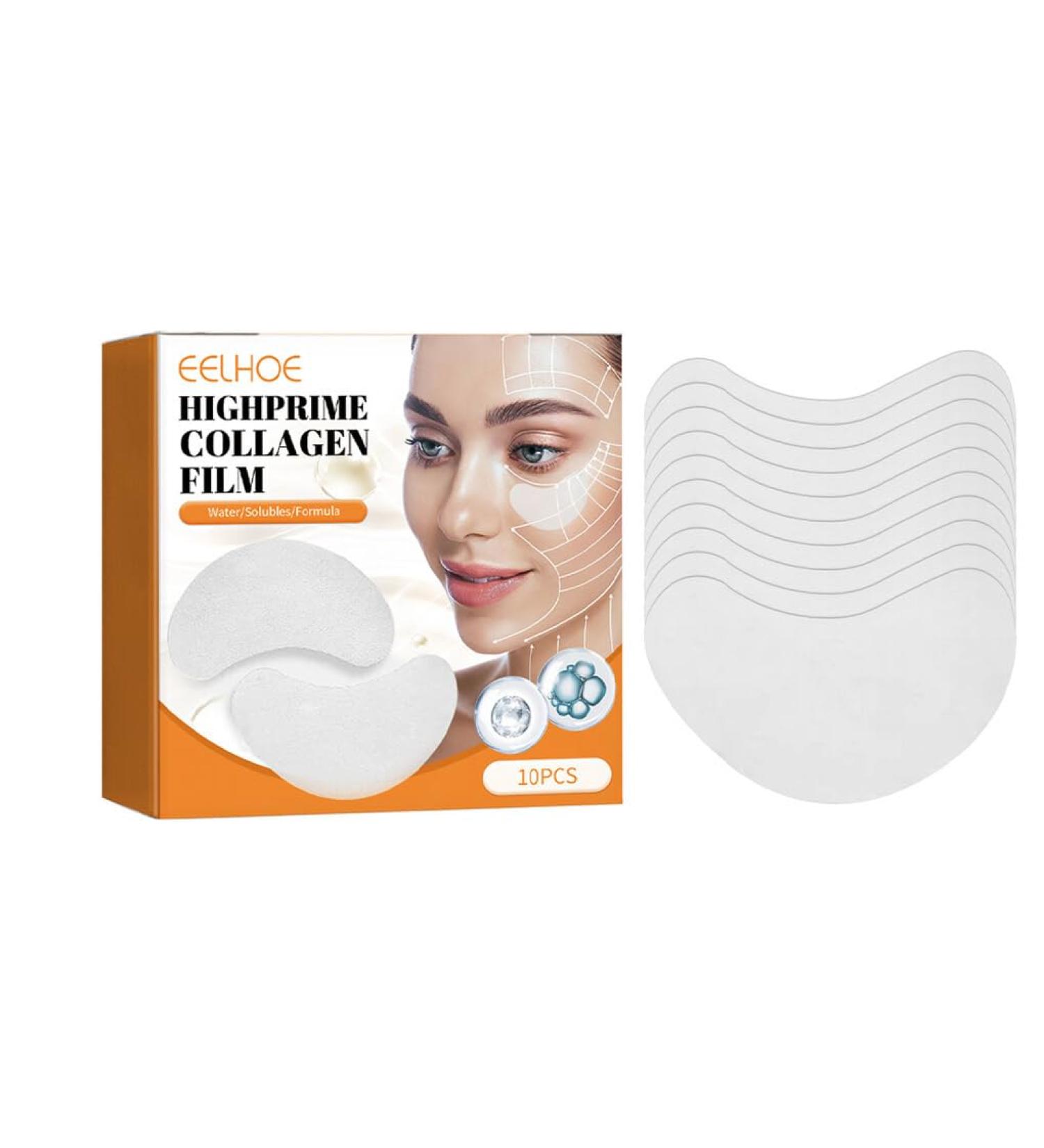 Dajidafu Soluble Film Eye Patches Anti-aging Hyaluronic Acid Moisturizing Eye Masks Skin Care Anti-Wrinkle Fine Lines Gel Patch - Buy Online on GoSupps.com