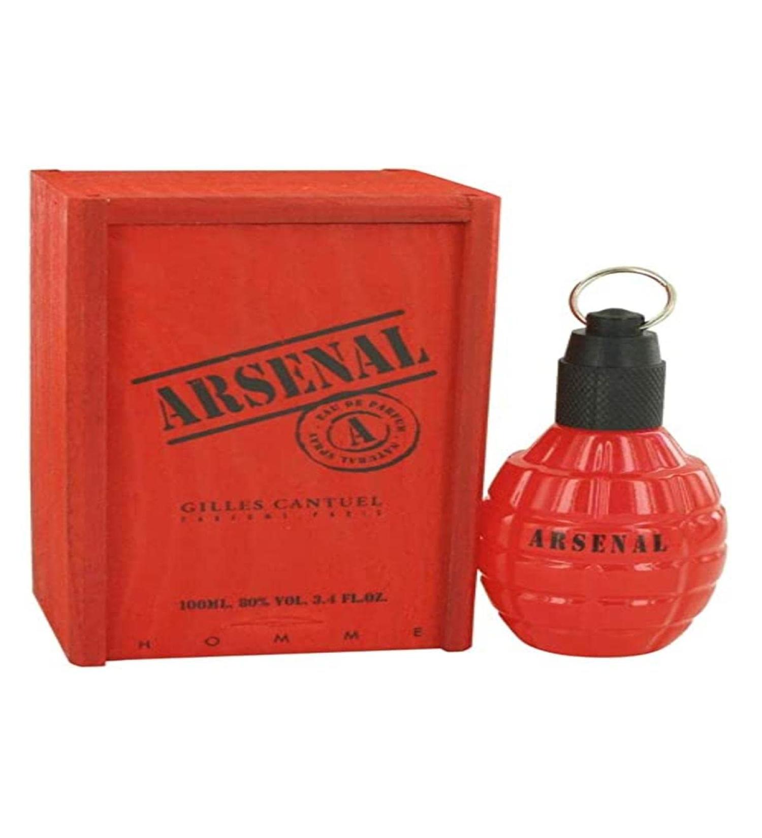Gilles Cantuel Arsenal Red New Eau De Parfum Spray 3.4 Oz