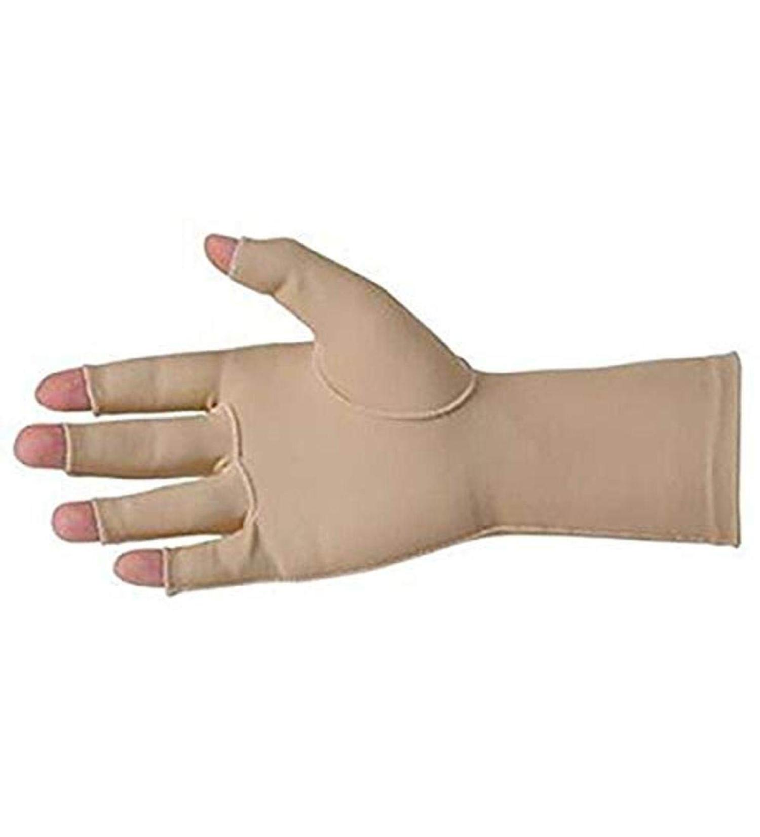 Over-the-Wrist Edema Glove Open Finger Comfortable Economical Gloves Provide Gentle Compression Right Hand Medium Right Medium