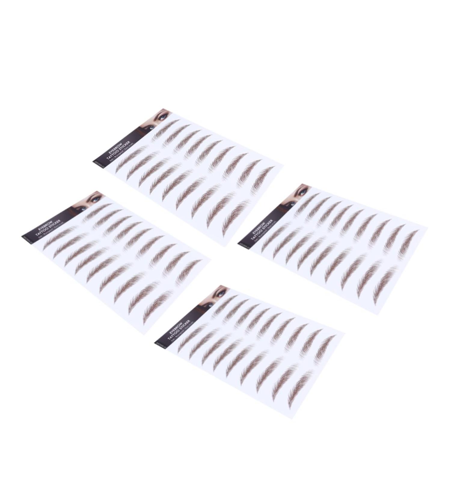 DOITOOL 4pcs Shaper Like Imitation Tool Female Sticker Eyebrows Women Girl Makeup Eyebrow for False Water - Buy Online on GoSupps.com