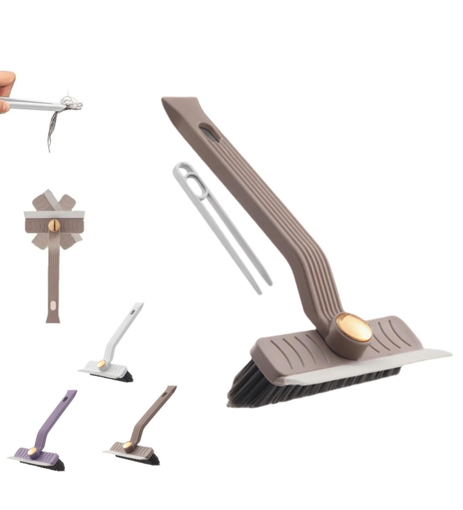 Multi-Function Rotating Crevice Cleaning Brush 360 Degree No Dead Corner Hard Bristle Crevice Cleaning Brush Hard Bristle Crevice Cleaning Brush Grout Cleaning Brush Kitchen Bathroom (1PC-B) - Buy Online on GoSupps.com