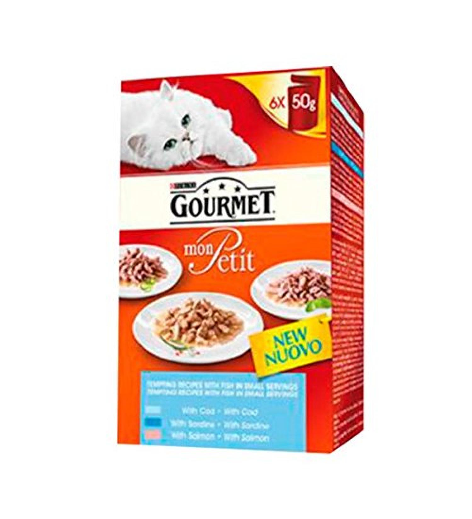 Gourmet Mon Petit SELECCION PESCADOS CAJA 6X50GR