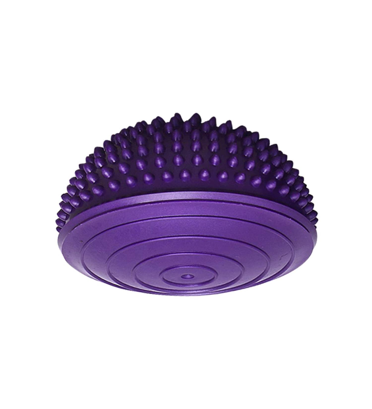 Goohochy Durian-Ball Office & Fitness Massage Device | Spiky Lacrosse & Foot Massage Balls | Arm & Leg Roller | Child-Friendly Violet PVC - 16x16x8cm - Buy Online on GoSupps.com