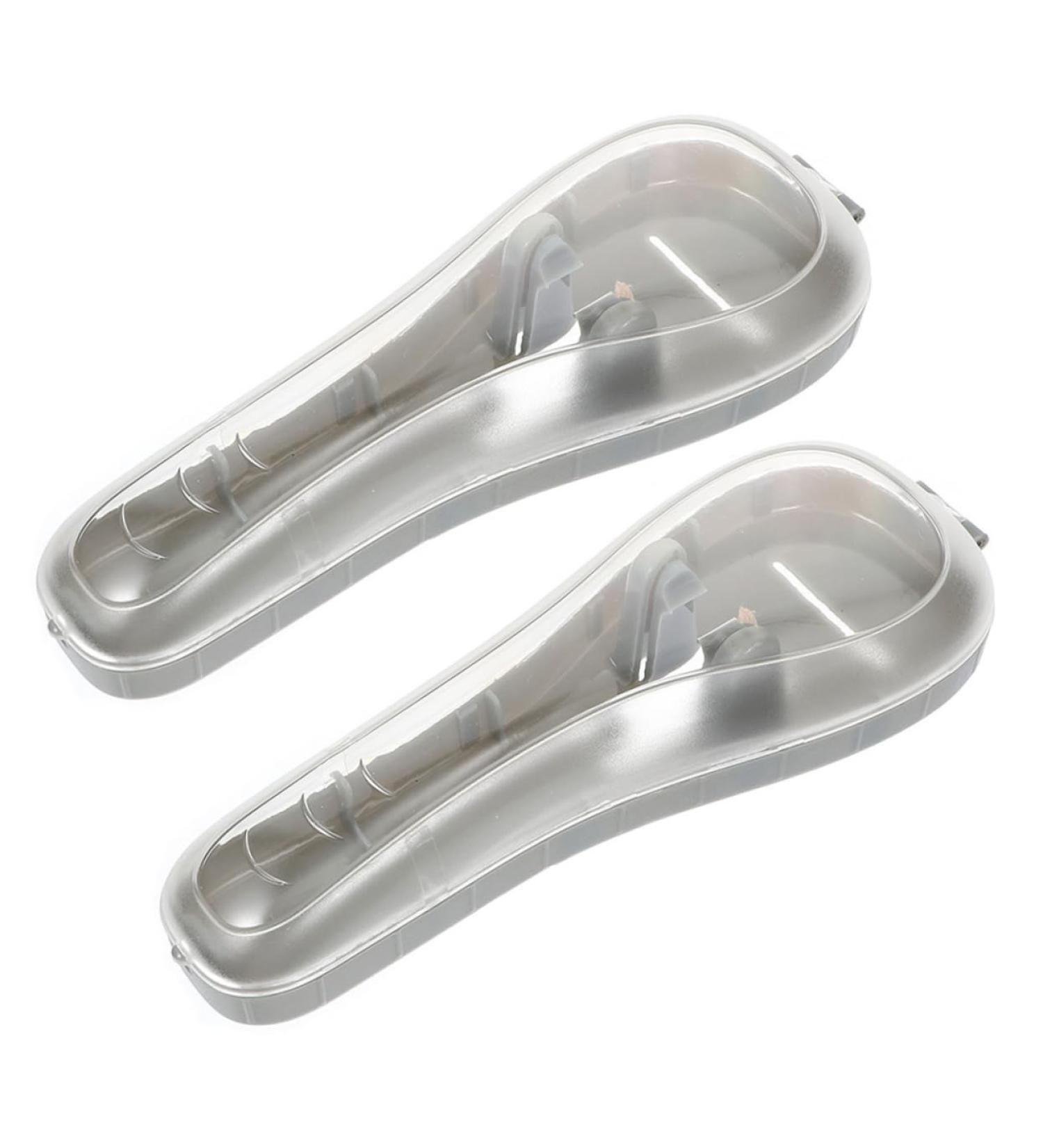 Healeeved Razor Storage Box - Portable Electrician Razor Protection Etui | Manual Holder Gray 16.5x6cm for Safe Storage - Buy Online on GoSupps.com