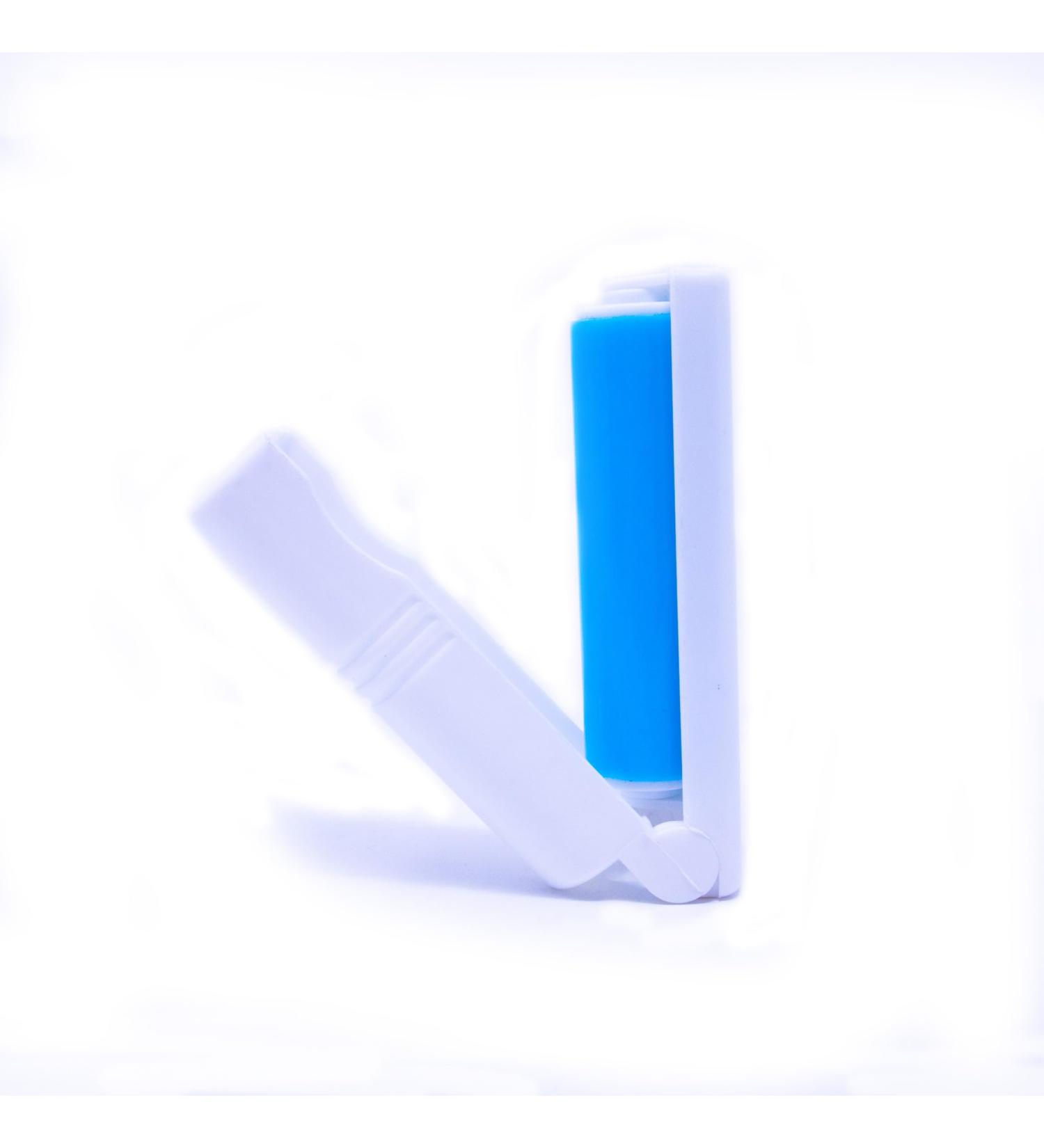 HQ Mini Washable Lint Roller - Keep Clothes & Furniture Flawlessly Clean | Best eCommerce Tool (Blue - Buy Online on GoSupps.com