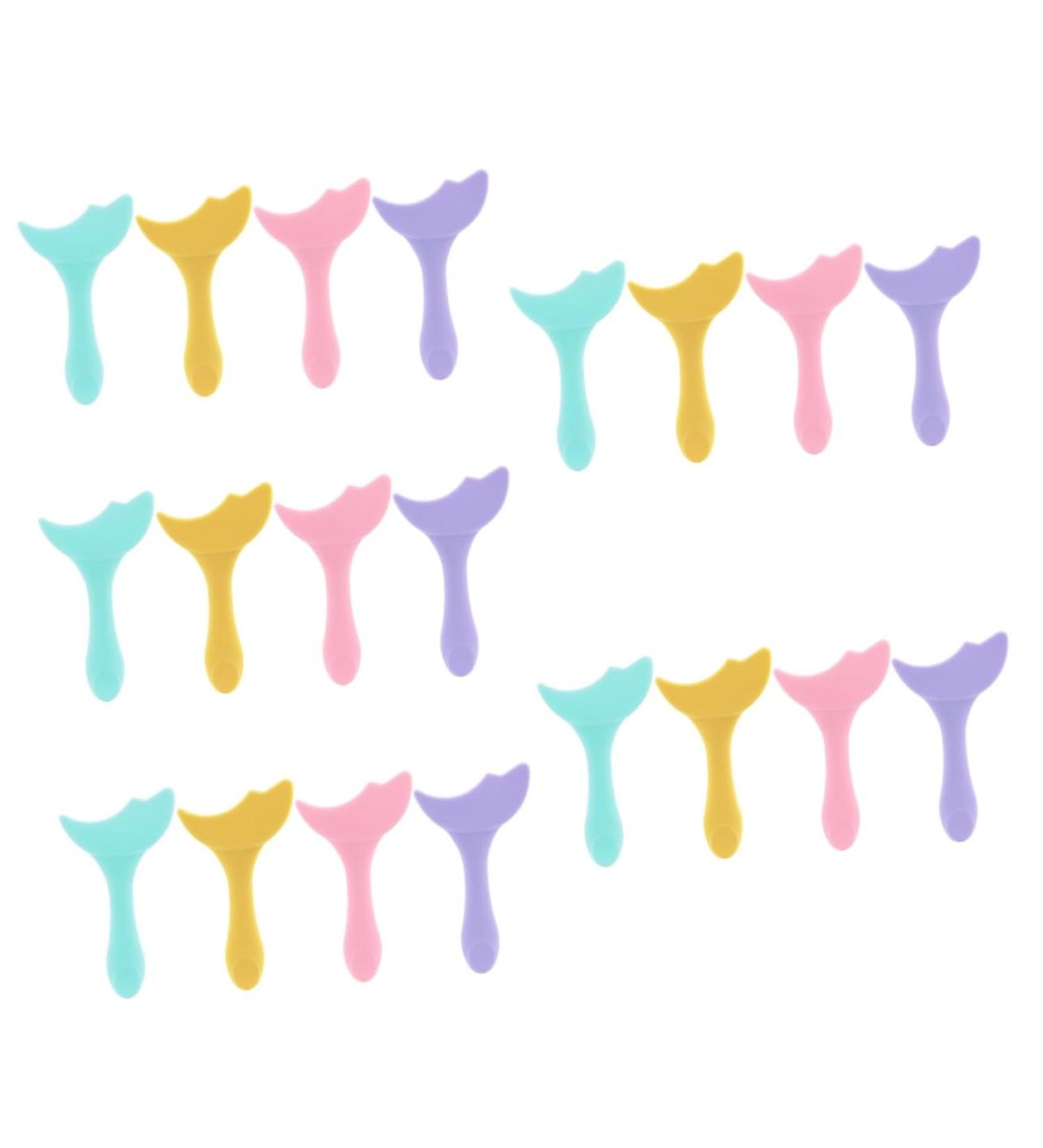 Healvian 20 Pcs Eyeliner Make up Tools for Eyes Lash Mascara Applicator Eye Liner Stencils for - Buy Online on GoSupps.com