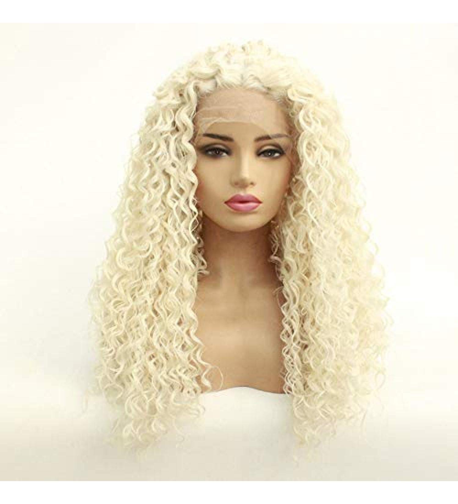 Buy Bghjue Women's Short Curly Kinky Wig - Fluffy Wavy Synthetic Afro Hair with Bangs & Free Cap - International Shipping Available - Buy Online on GoSupps.com