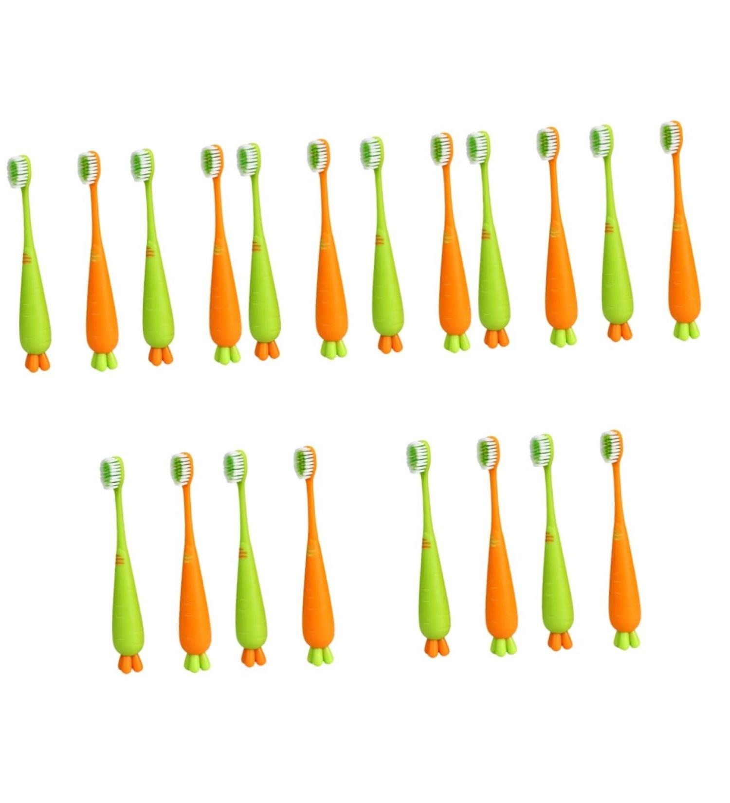 Fomiyes 20 Stk Extra Soft Travel Toothbrushes for Children - Ideal for Kids Oral Care - Buy Online on GoSupps.com