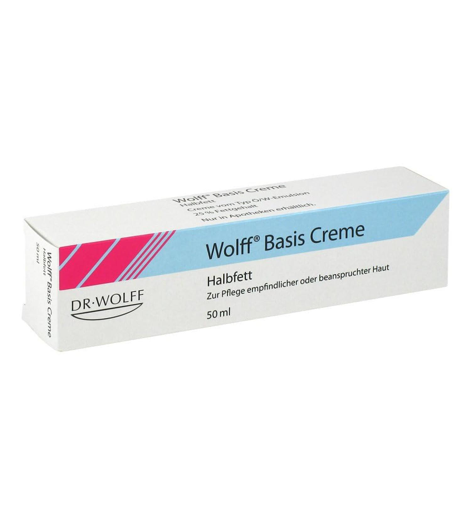 Wolff base cream half -fat 50 ml