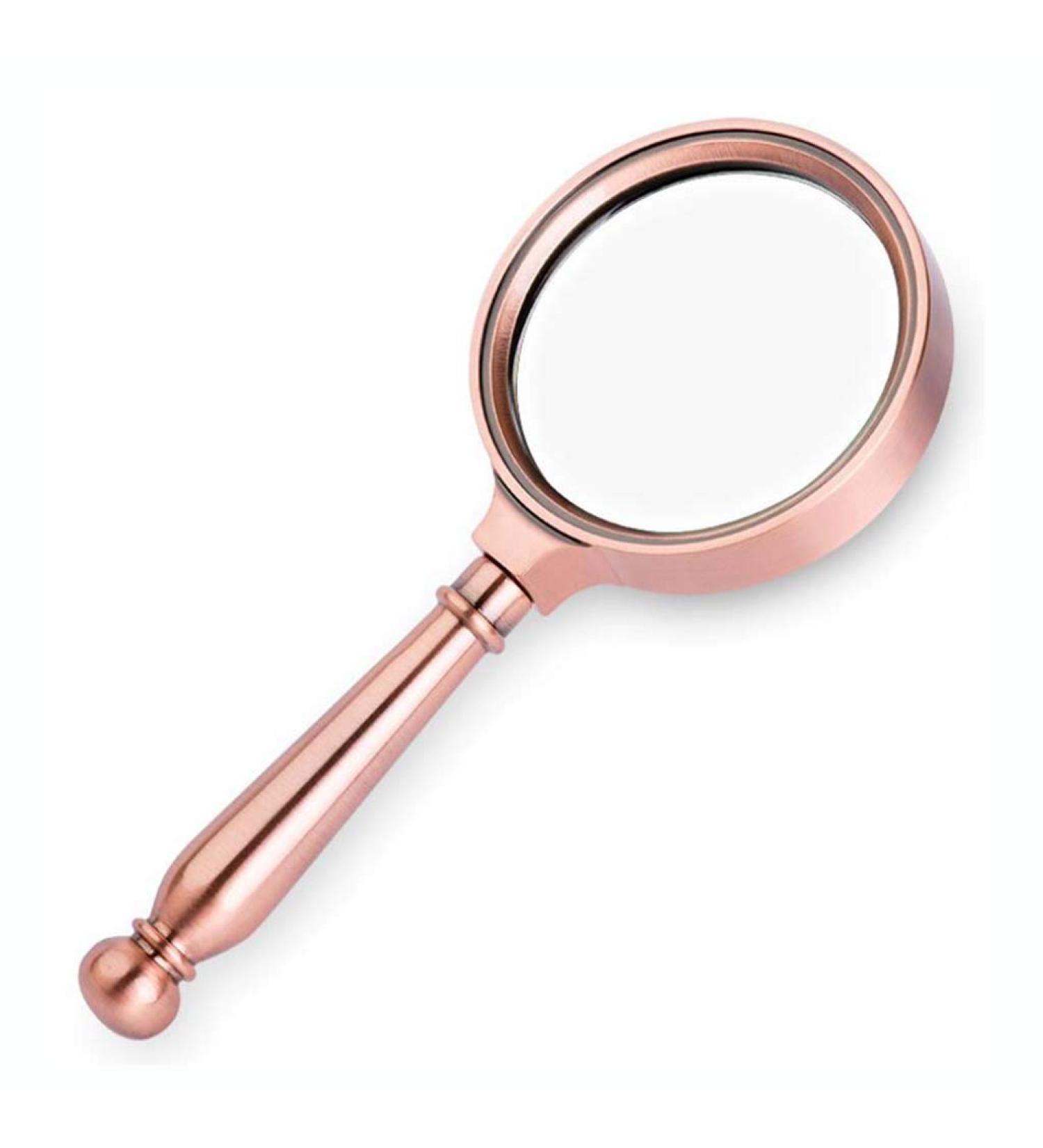 Hand Held All Metal Red Bronze 10 Times High-Definition Optical Magnifier 7cm Made in China - Buy Online on GoSupps.com