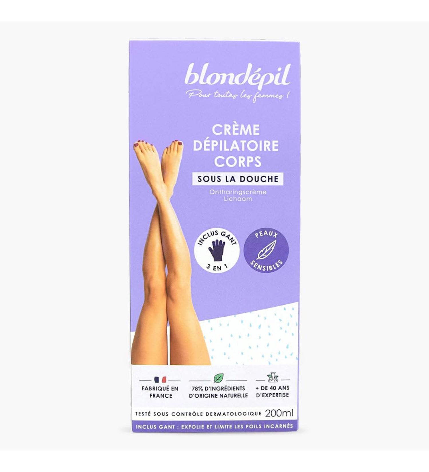 Blond pil Cr me D pilatoire Corps/Gant Gommant Peaux Sensibles 200 ml - Lot de 2 - Buy Online on GoSupps.com