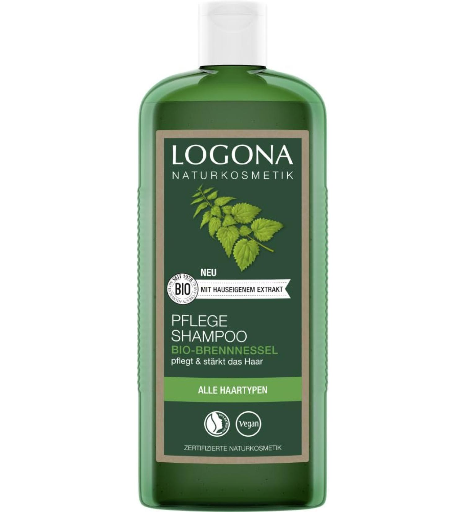 LOGONA Naturkosmetik Logona Pack of 2 Organic Hot Water Shampoos 500ml