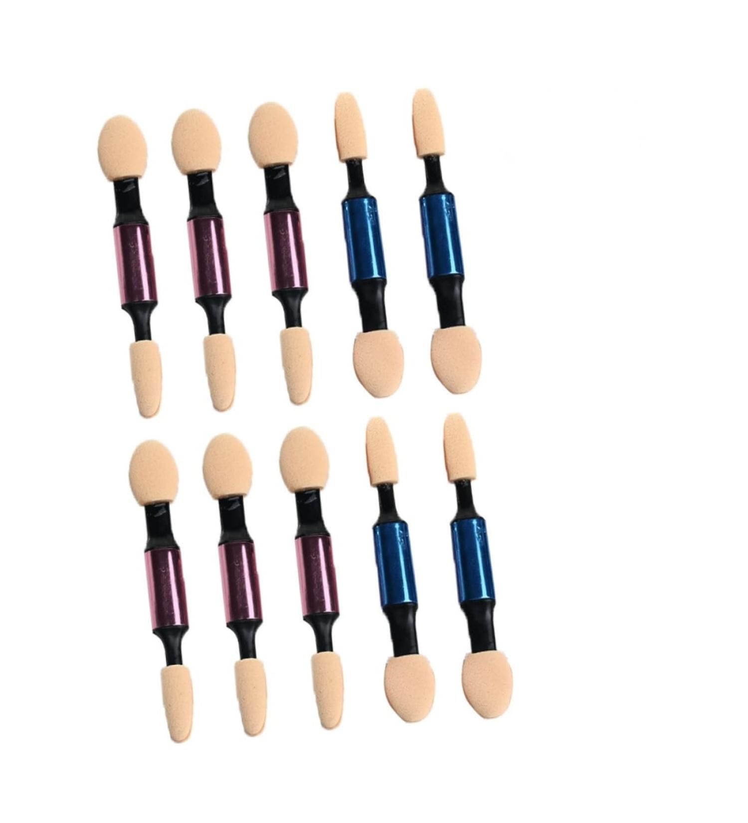 FOMIYES 10pcs Makeup Brush Blending Brush Eye Shadow Brush Double Head Eye Shadow Stick Miss - Buy Online on GoSupps.com