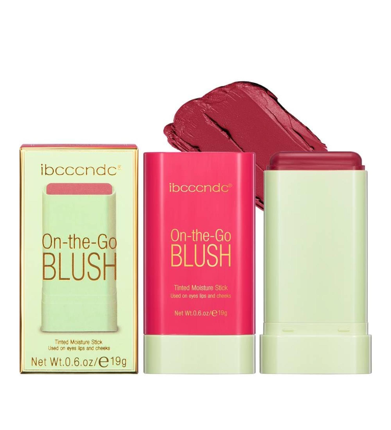 Duoffanny Cream Blush - 3-in-1 Multi Stick for Cheeks Lips & Eyes | Moisturizing Rouge for a Flawless Look - International Shipping Available - Buy Online on GoSupps.com