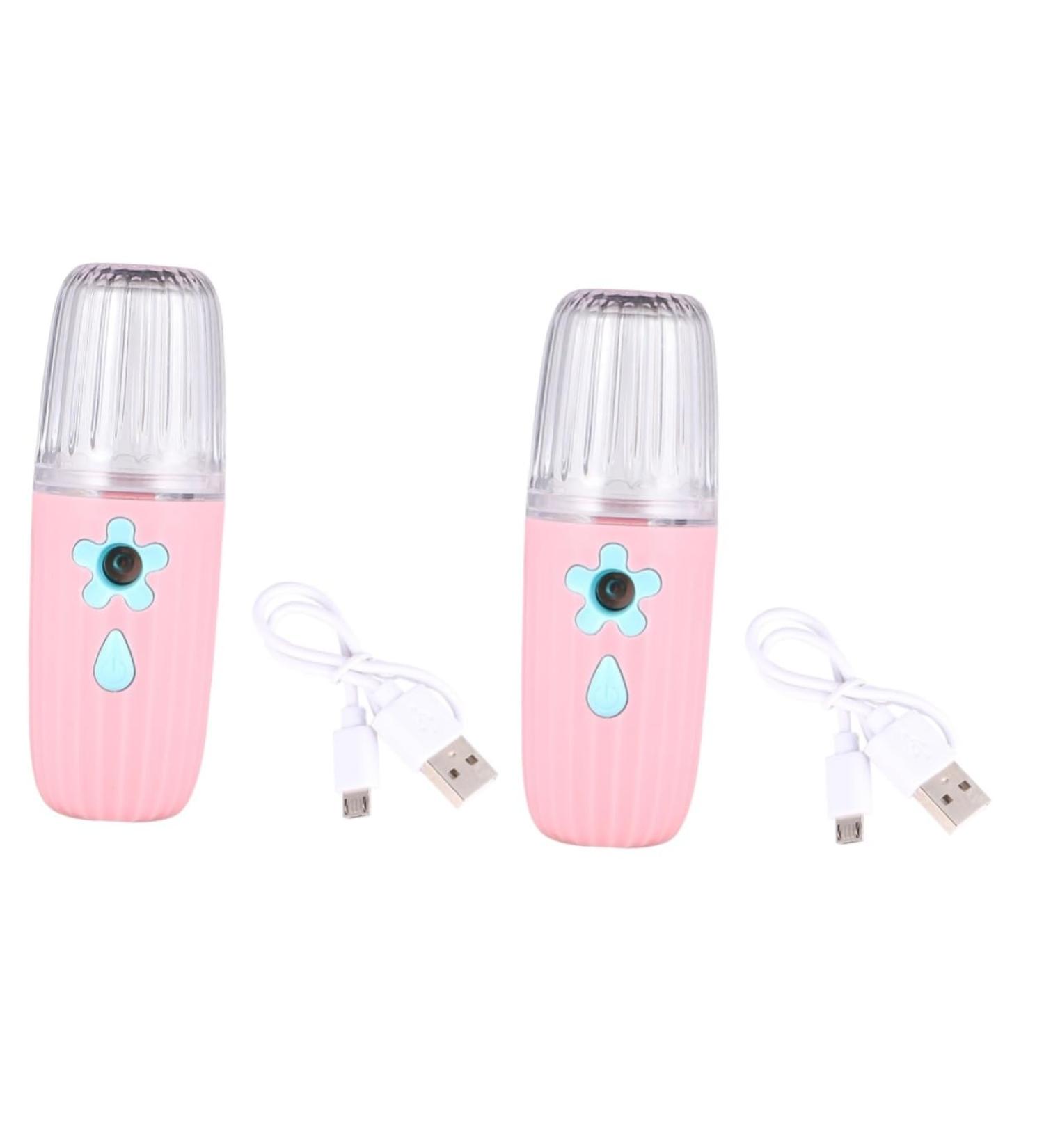 Baluue 2 Pcs Hydrating Instrument Face For Skin Hydration Mist Beauty Sprayer Facial Mister Abs Pink - Buy Online on GoSupps.com