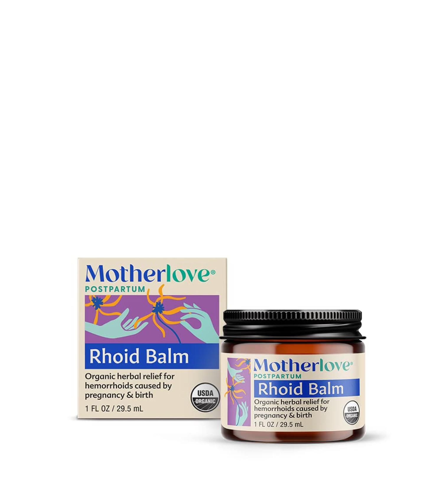 Motherlove Rhoid Balm 1 fl oz - Soothing Relief for Hemorrhoids & Postpartum Care - Buy Online on GoSupps.com