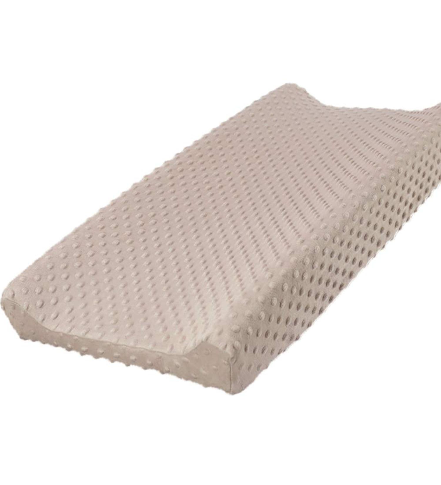 Owlowla Soft Minky Dots Changing Pad Cover for Baby Boy and Girl - Khaki - Buy Online on GoSupps.com