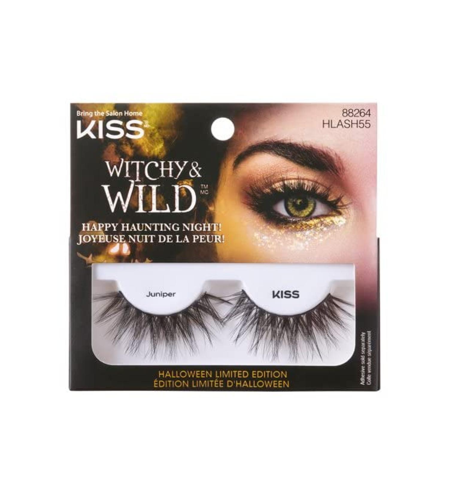 KISS False Eyelashes Limited Edition Costume Lashes - Juniper | Shop Internationally for Bold Eye Makeup - Buy Online on GoSupps.com