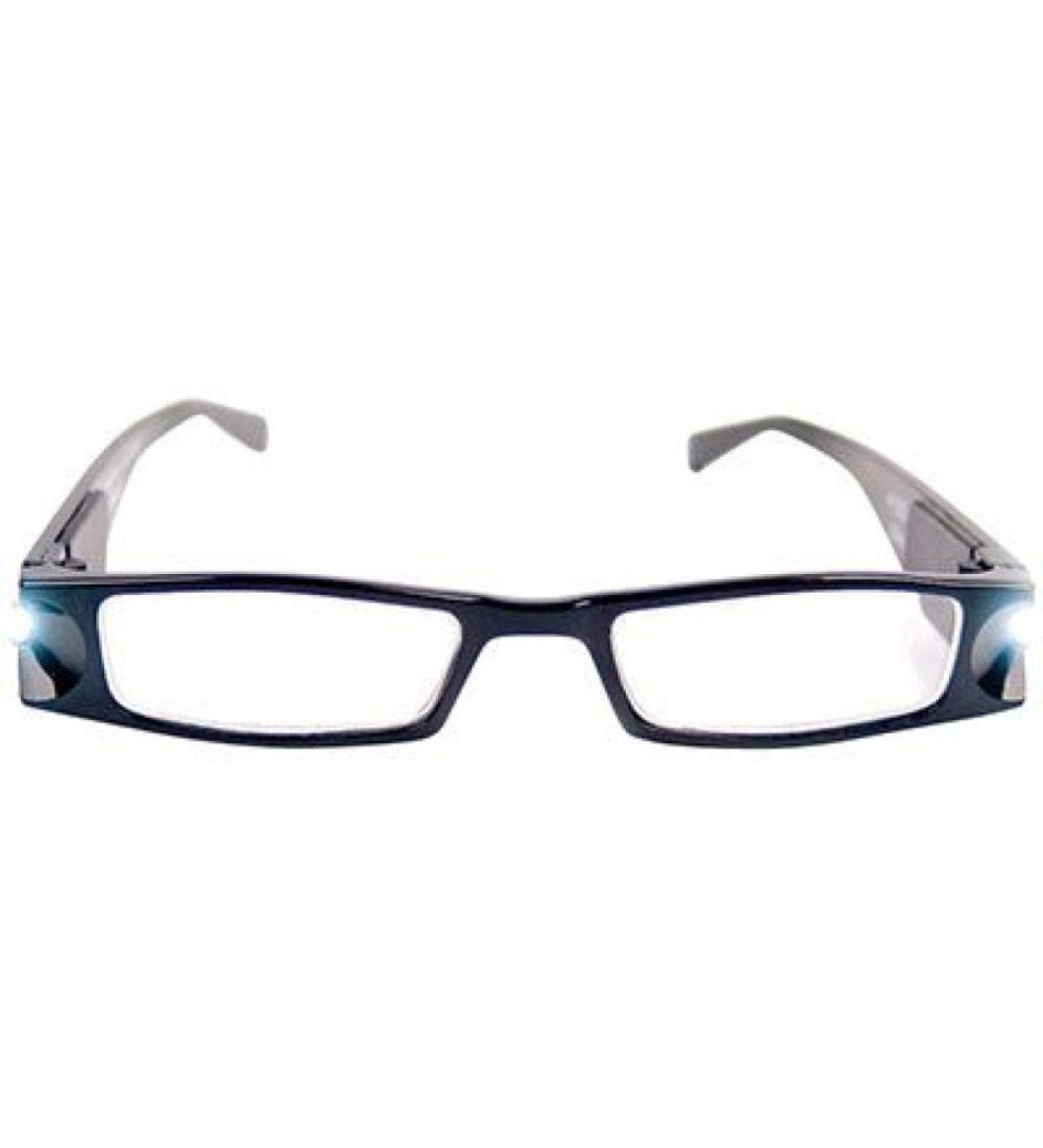 Light Specs By Foster Grant Lighted Reading Glasses +1.50 Black Color