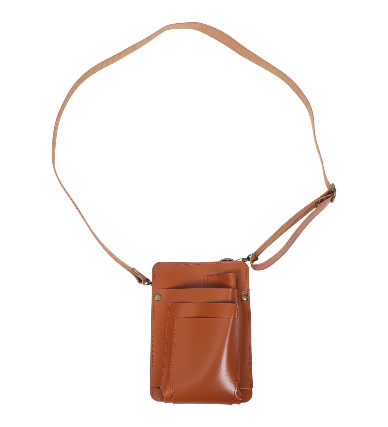 VALICLUD Scissor Pouch PU Leather Hairdressing Tools Storage Bag Salon Barber Hair Stylist Waist Pouch with Adjustable Belt for Combs Shears Brown - Buy Online on GoSupps.com