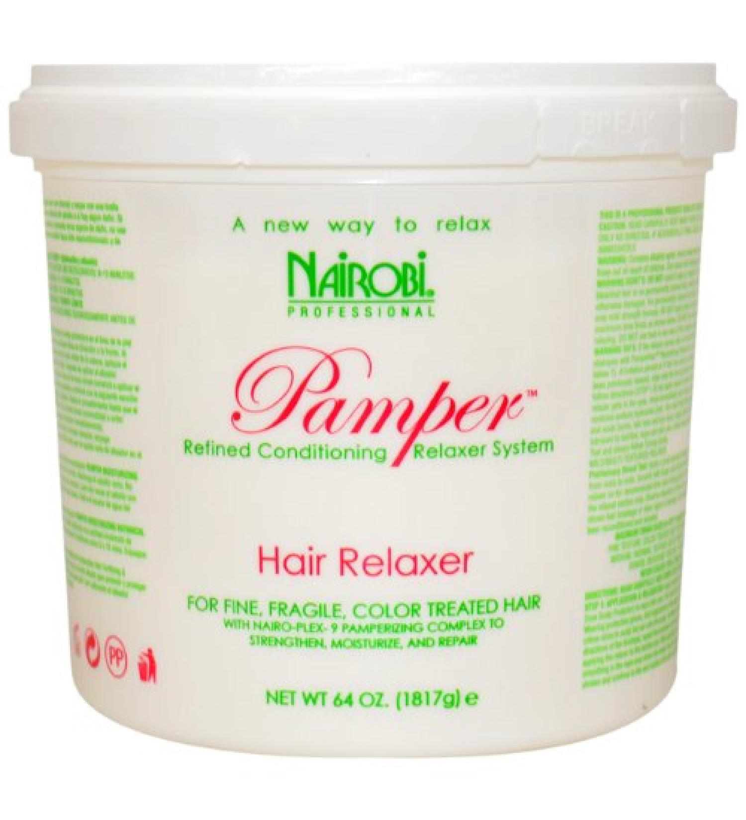 Nairobi Pamper Hair Relaxer Unisex 64 Ounce