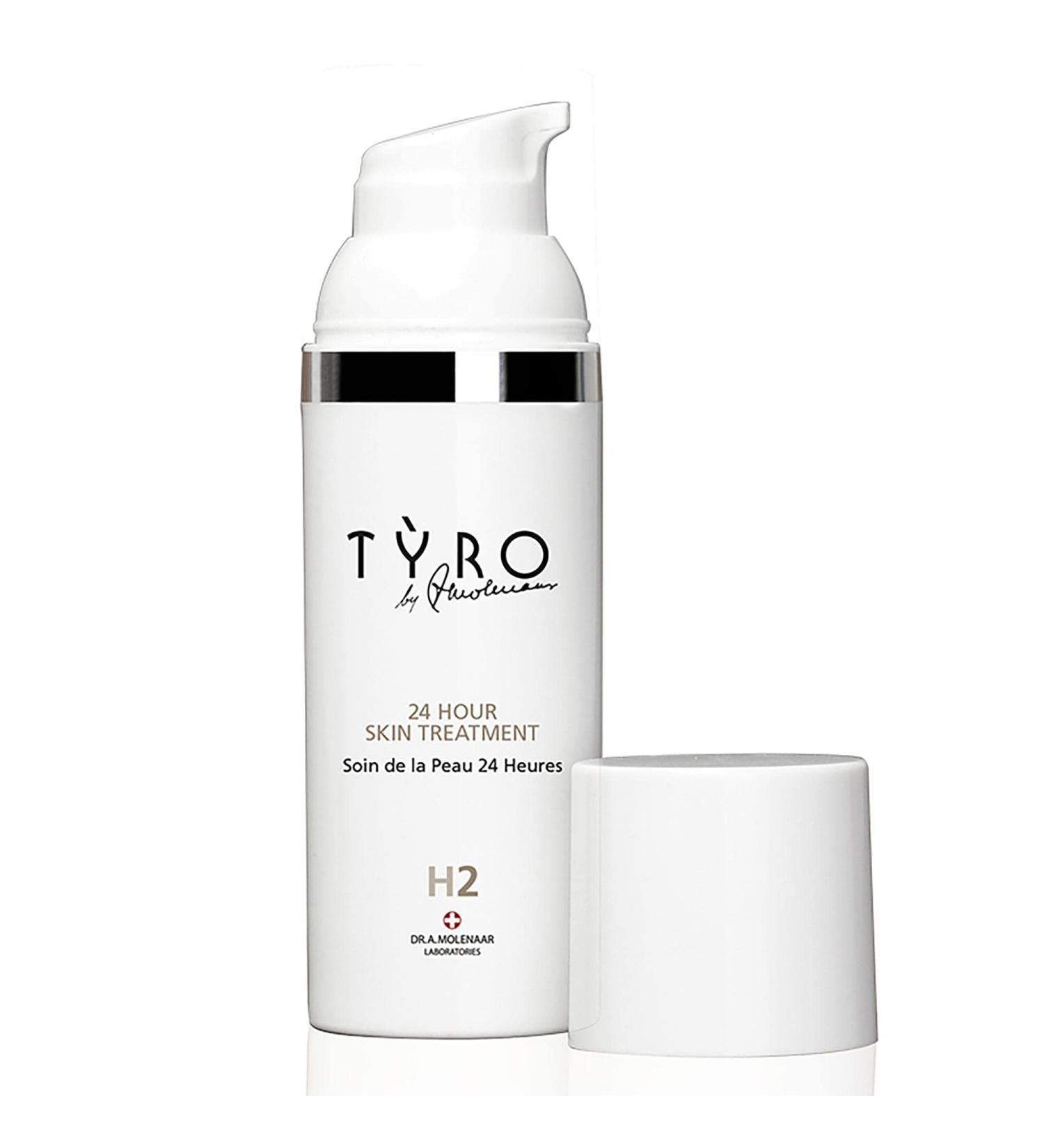 Tyro 24 Hour Skin Treatment - Suitable For All Skin Types - Ideal For Optimizing Moisture Balance - With Vitamin E To Prevent The Formation Of Free Radicals - 1.69 Oz