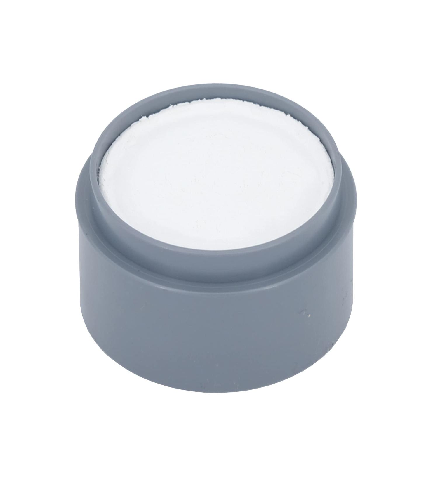 Grimas Water-Make-up 15ml - White 001 | Professional Quick-Drying Face & Body Color for Carnival & Halloween - Gentle on Skin - Buy Online on GoSupps.com