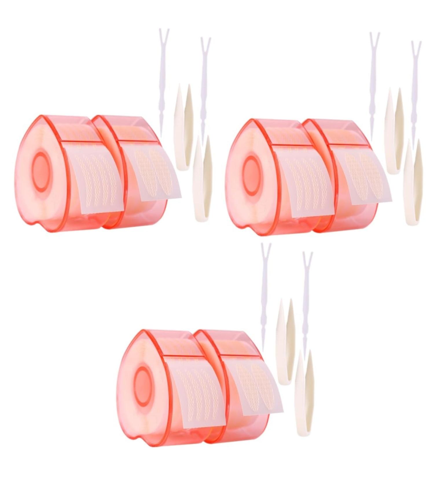 Ipetboom 6 Rolls Lace Double Eyelid Sticker Women Eyelid Sticker Eye Makeup Tape Double Eyelid Makeup Double Eyelid Tapes Stickers Double Eyelid Fiber Make up Tape Strips - Buy Online on GoSupps.com