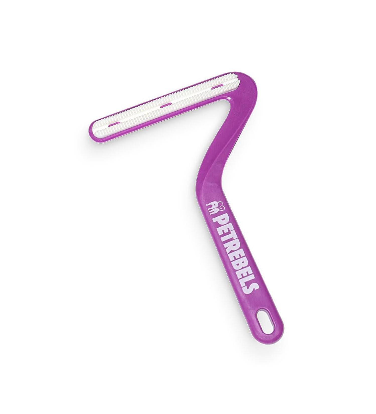Petrebels Cat Hair Remover & Lucky 7 Dual-Sided Brush for Furniture Couch & Scratching Post | Best Cat Hair Removal Solution - Buy Online on GoSupps.com