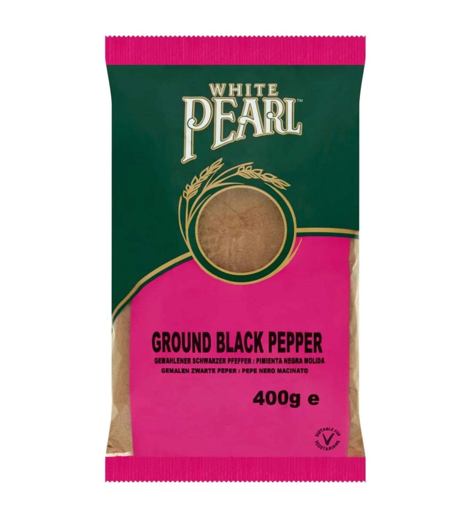 White Pearl Ground Black Pepper 400g