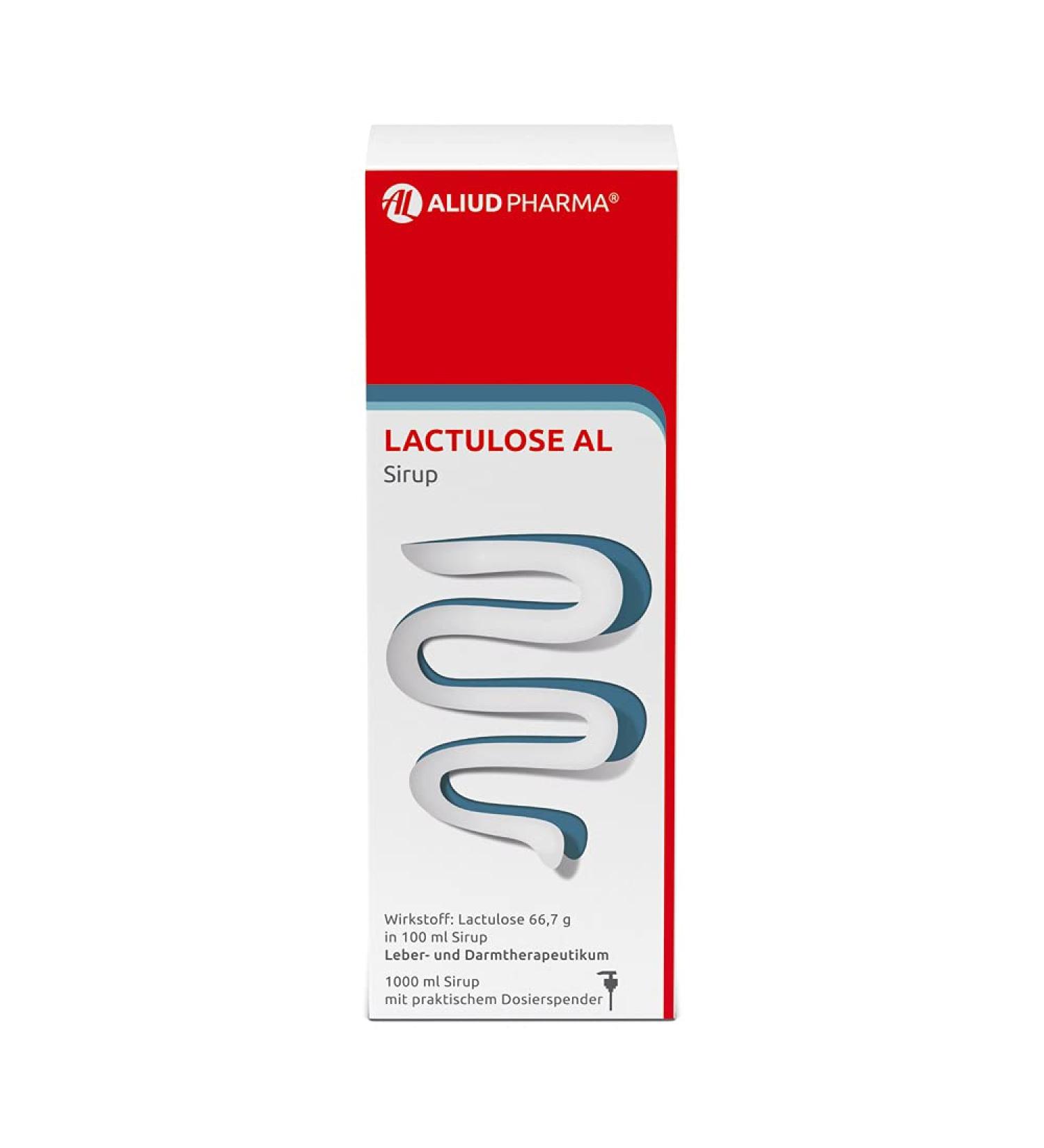 ALIUD PHARMA Lactulose AL Syrup 1000 ml | Effective Osmotic Laxative for Constipation | Buy Online Internationally - Buy Online on GoSupps.com