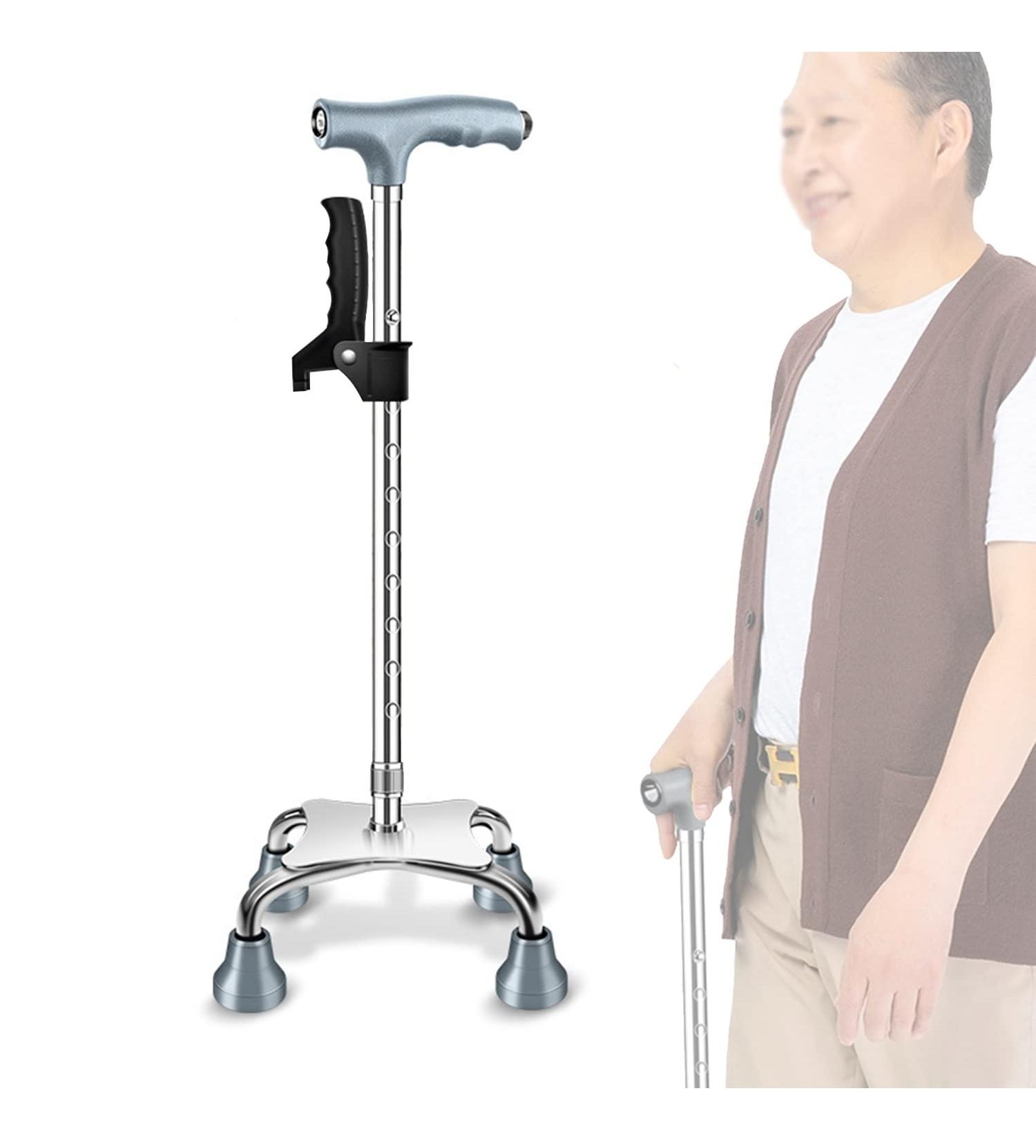 LINYUES Lightweight Aluminum Forearm Crutches Non-Slip Crutches for Adults with Rubber Handles Applicable Height 140-190cm/4.5-6.2ft Fashionable - Buy Online on GoSupps.com
