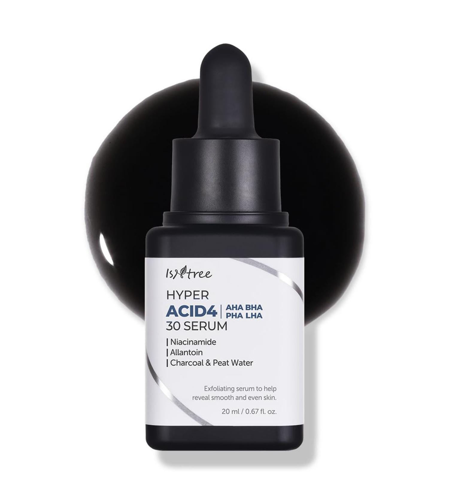ISNTREE Hyper Acid 4 Serum 20ml | AHA BHA PHA LAH | Gentle Wash-off Chemical Exfoliant | Korean Skincare - Shop Internationally - Buy Online on GoSupps.com