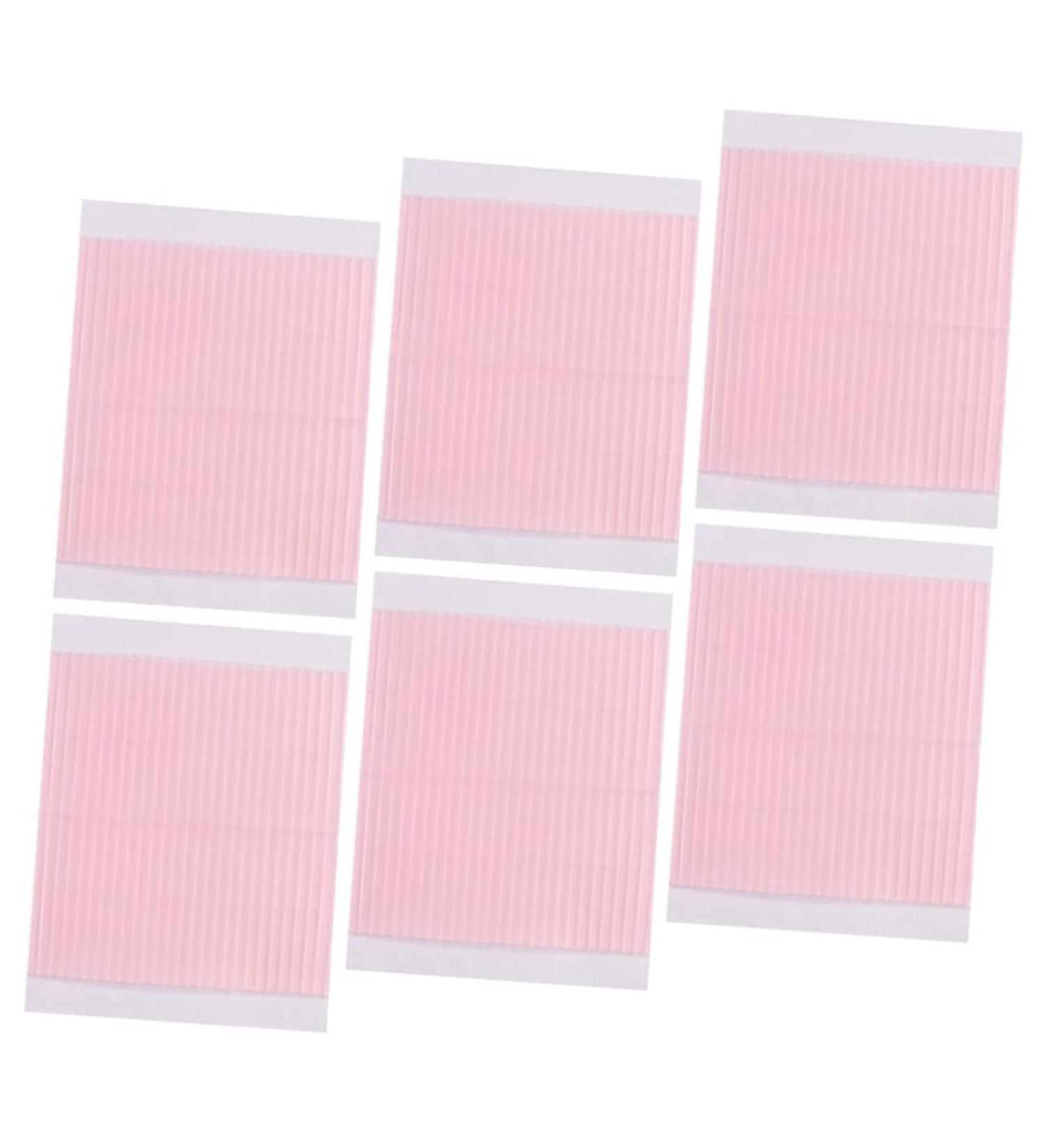 DOITOOL Adhesive Stickers 18 Sheets Double Eyelid Beauty Stickers Makeup Tape Woman Invisible Eyelid Sticker Eye Patch 2.8x0.2cmx3pcs Pinkx3pcs - Buy Online on GoSupps.com