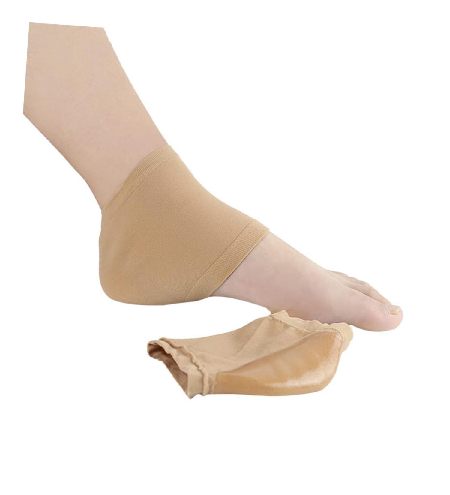 FOMIYES Plantar Socks Moisturizing Socks Gel Heel Socks Heel Sleeves Heel Absorbers Heel Protector Sole of Foot Anti-Split Sleeve - Buy Online on GoSupps.com