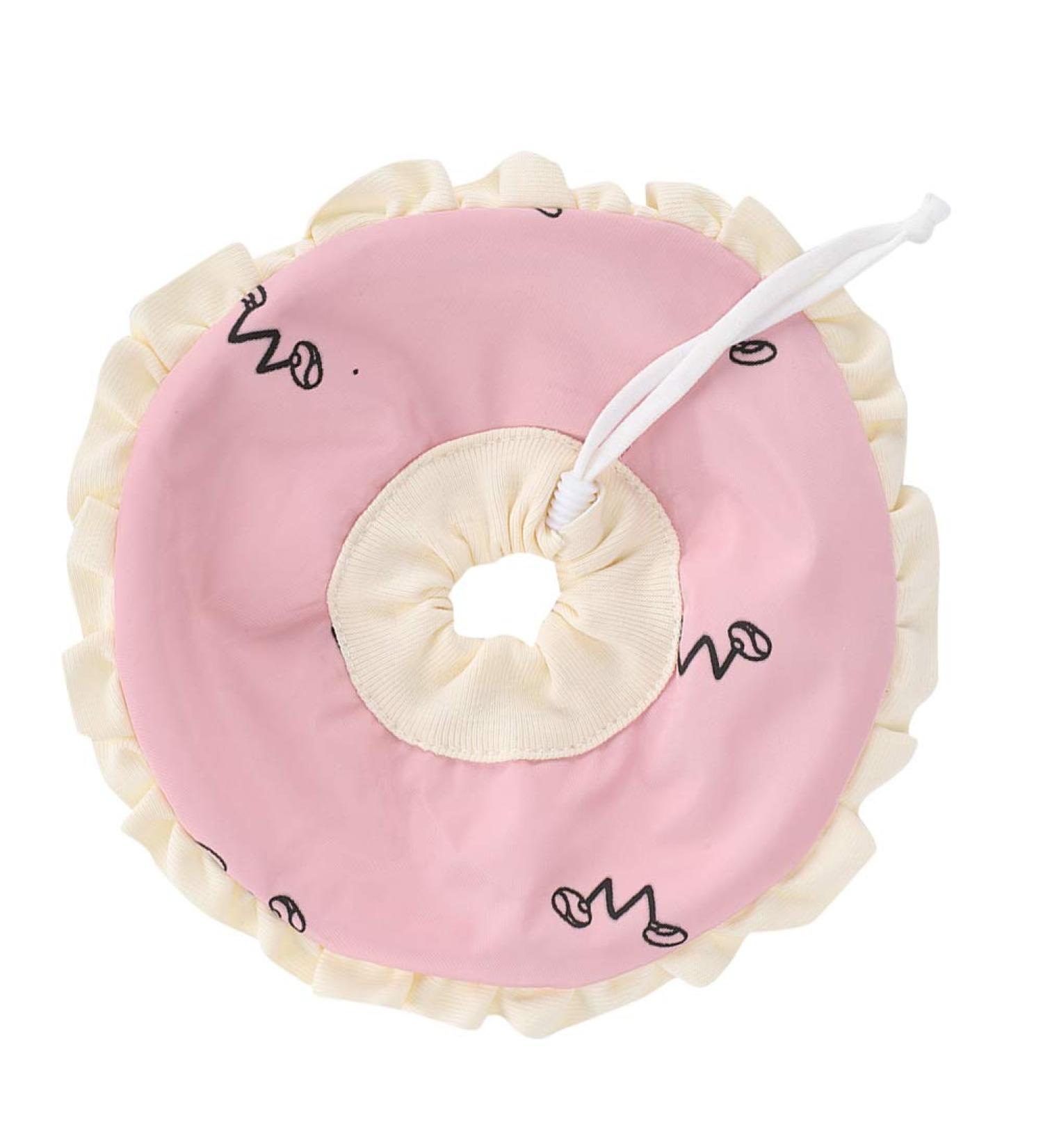 DERCLIVE Small Pet Elizabeth Collar - Protective Nursing Ring for Guinea Pig Rabbit Sugar Glider - Pink/Blue L. Pink - International Shipping Available - Buy Online on GoSupps.com